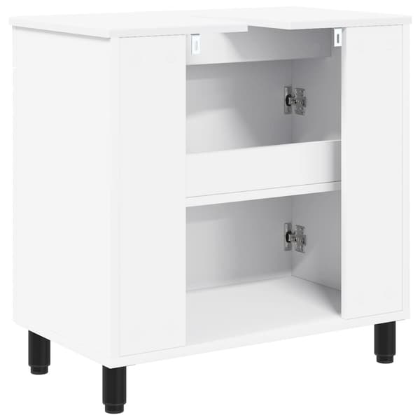 Badrums vaskenhet Vit 60 x 35 x 60 cm Konstruerat trä