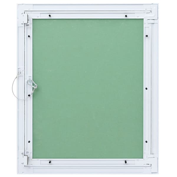 Åtkomstpanel Grön och Silver 55 x 65 cm Aluminium och gips