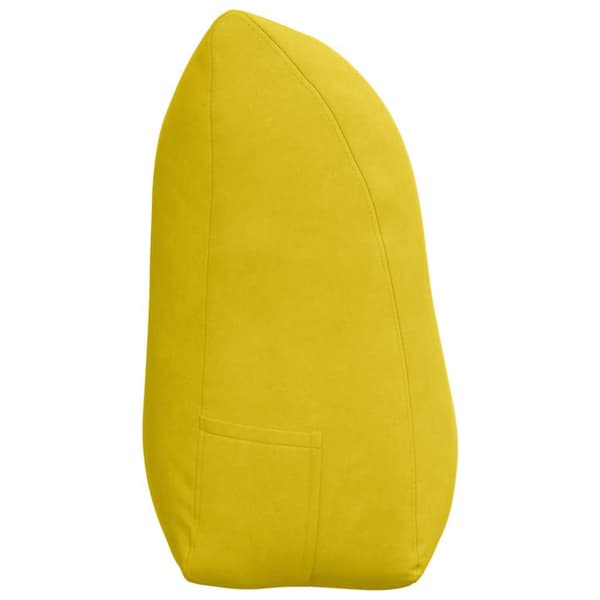 Ryggkudde Gul 100 x 24 x 50 cm Sammet