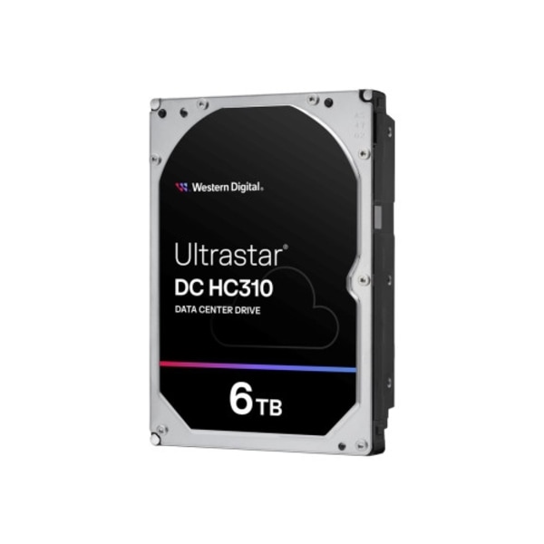 WD Ultrastar DC HC310 HUS726T6TALE6L4 - hårddisk - 6 TB - SATA 6Gb/s