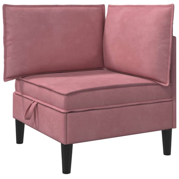 Soffa med förvaring Rosa Sammet