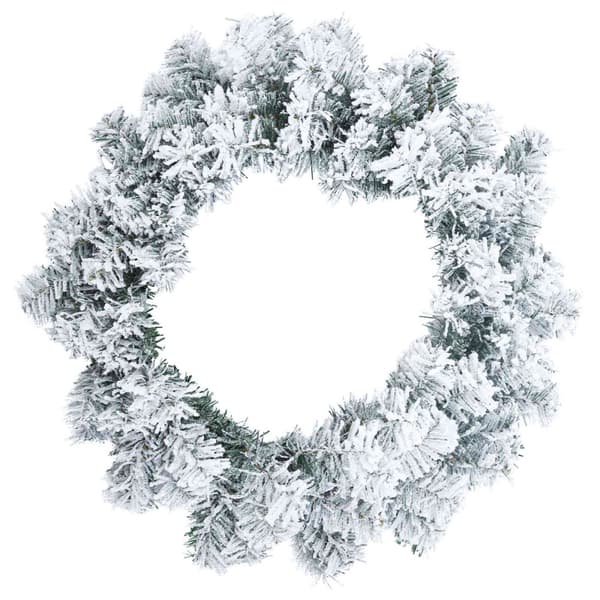 Mini-julgransset 45 cm PVC Grön och Vit