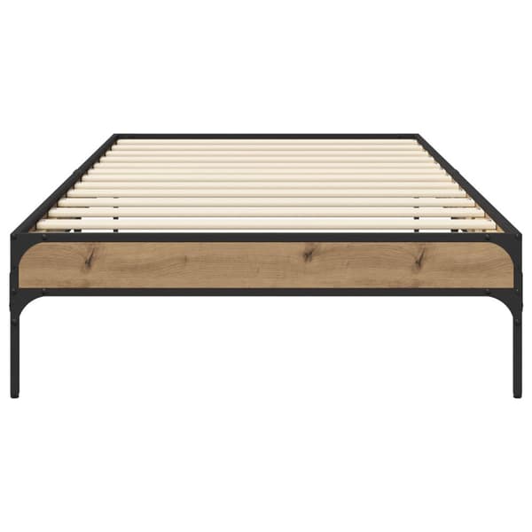 Sängram Artisan-ek 80 x 200 cm Konstruerat trä