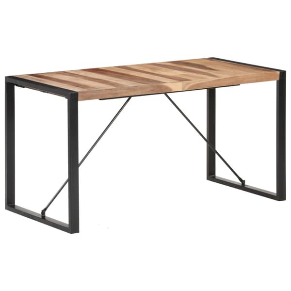 Matbord 140x70x75 cm massivt trä