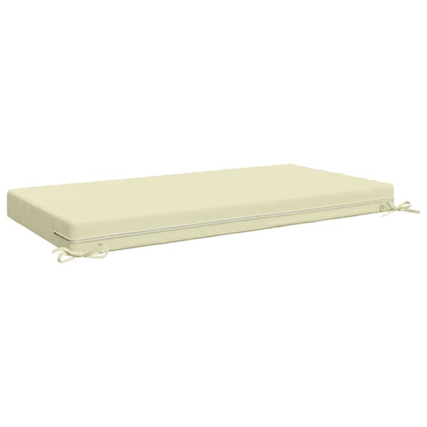 Sittkudde SOEST 100% Polyester Gräddvit 120 x 80 x 10 cm
