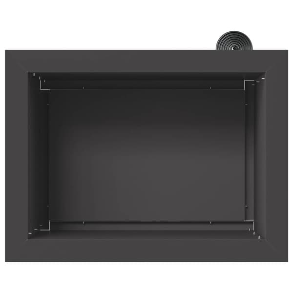 Odlingslåda med LED Svart 30 x 40 x 30 cm Stål