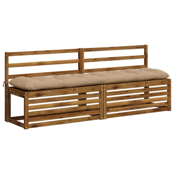 Bänk kudde VIANEN 100% Polyester Sand 200 x 40 x 12 cm