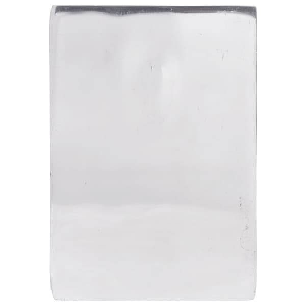 Bokstöd 2 pcs Silver 11 x 14 x 17,5 cm Aluminium