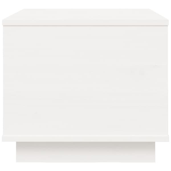 Soffbord vit 40x50x35 cm massiv furu