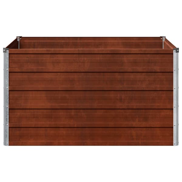 Höjd Trädgårdsbädd Rostig 100 x 80 x 55 cm corton