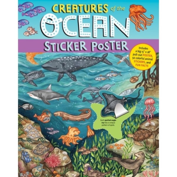 Creatures of the Ocean Sticker Poster (häftad, eng)