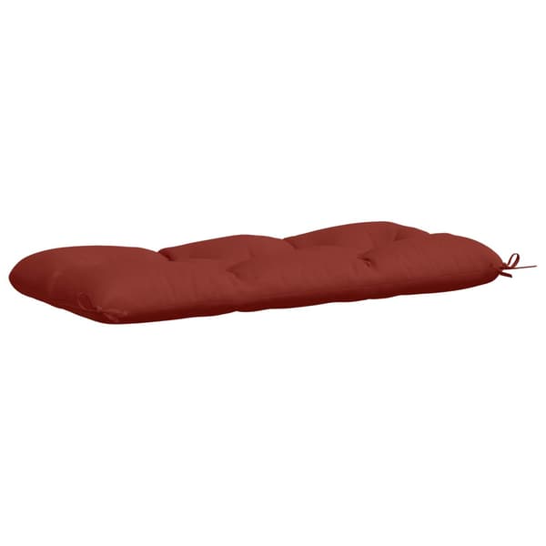 Bänk kudde VIANEN 100% Polyester Röd 100 x 50 x 12 cm