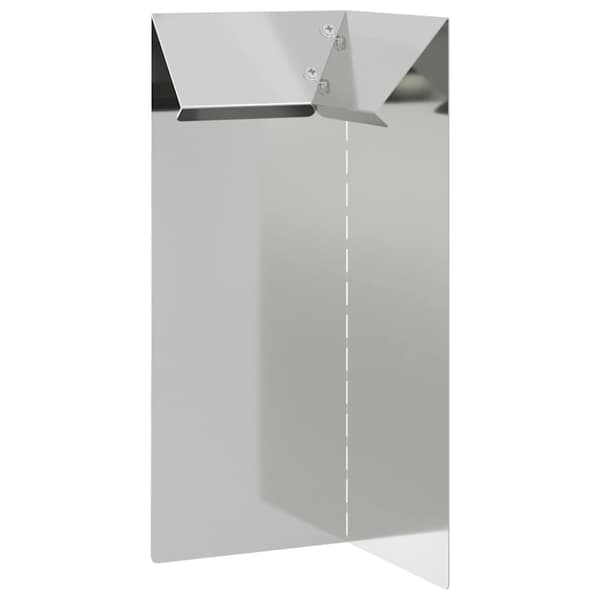 Snigelfence Silver 10 x 10 x 25 cm Galvaniserat Stål