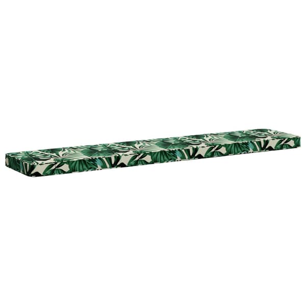 2-delade Bänk Kuddar VUGHT 2 st 100% Polyester Bladmönster