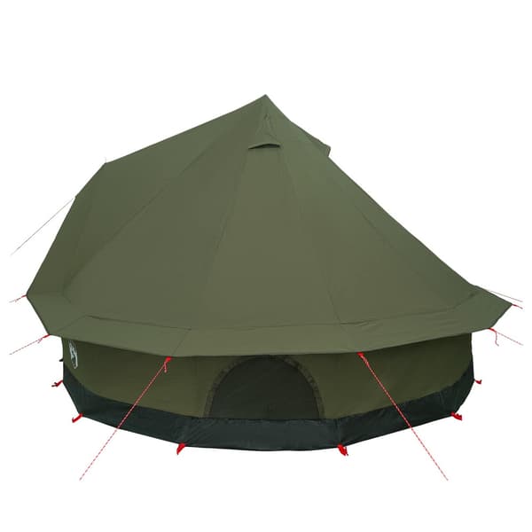 Familjetält Armégrön 6 personer Polyester / Bomull