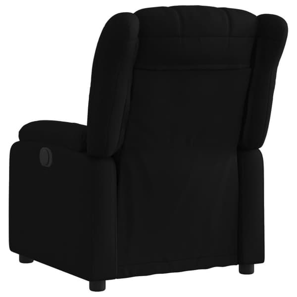 Reclinerfåtölj svart tyg