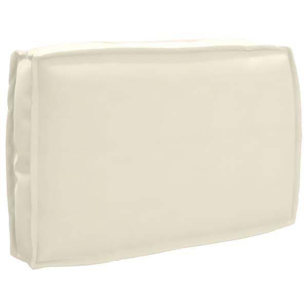 Kudde Kräm 60 x 40 x 12 cm Oxford Tyg