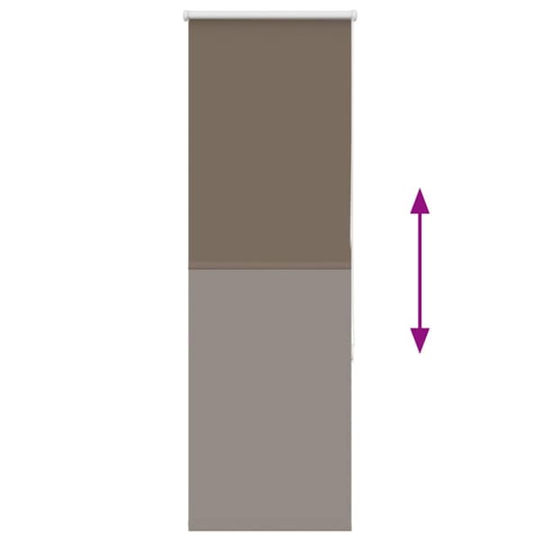 Mörkläggningsgardin kaffe 40x130 cm tyg bredd 35,7 cm polyester