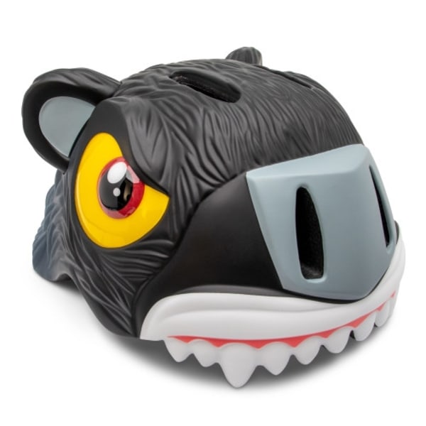 Crazy Safety - Panther Bicycle Helmet - Black (49-55cm) (CS190102)