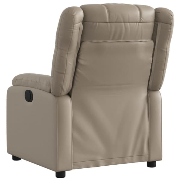 Reclinerfåtölj cappuccino konstläder