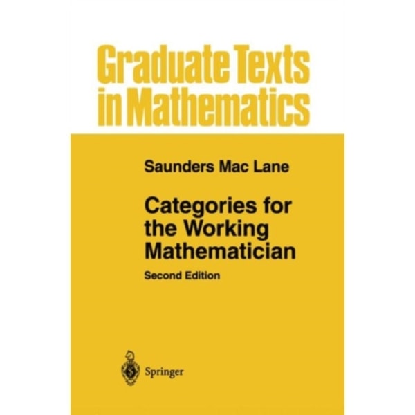 Categories for the Working Mathematician (inbunden, eng)