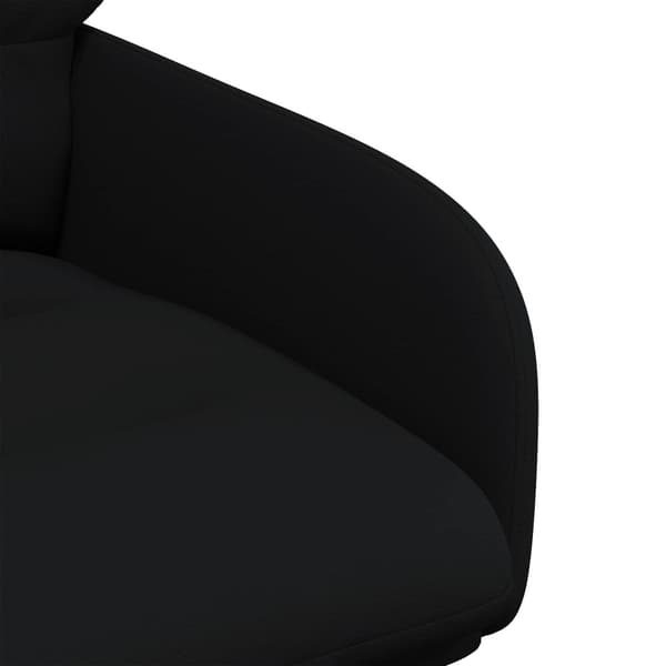 Svängande Matstolar 2 pcs Konstläder Svart 59 x 59,5 x 90 cm