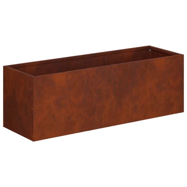 Trädgårdsplanterare 2 st Rostig 40 x 20 x 20 cm