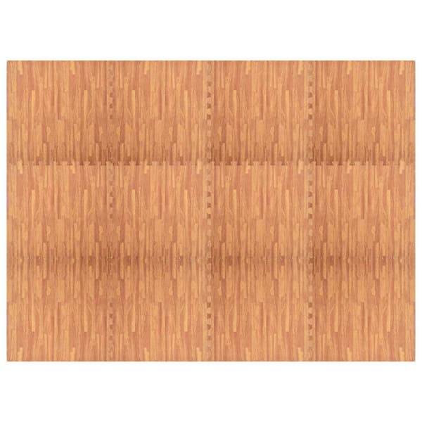 Poolmarkduk 12 pcs Brun 4,32 ㎡ EVA-skum