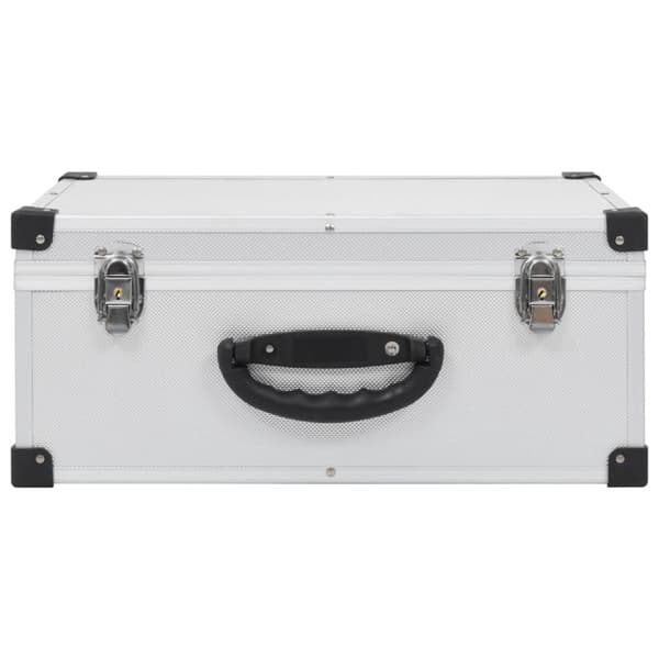 CD-väska för 60 cd-skivor aluminium ABS silver