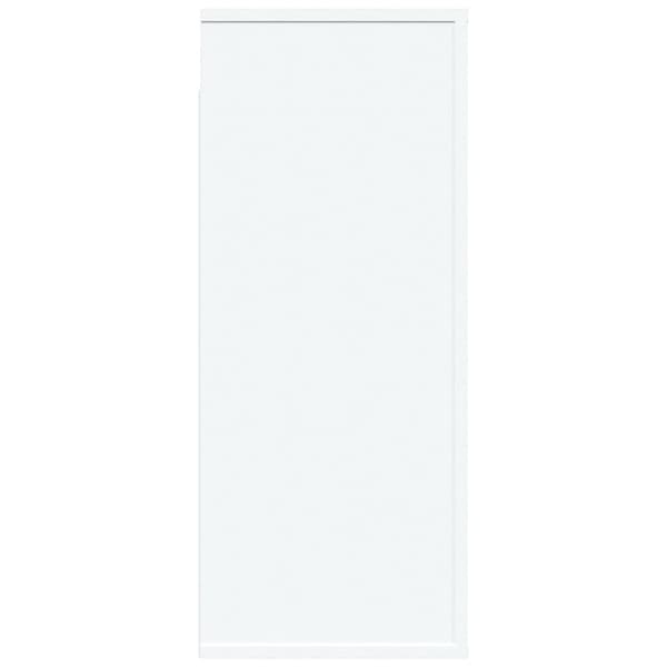 Väggskåp vit 80x33x80 cm konstruerat trä