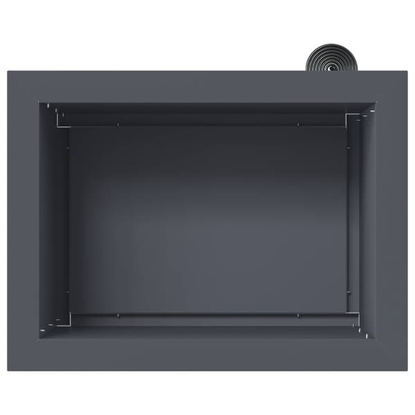 Odlingslåda med LED Antracit 30 x 40 x 30 cm Stål