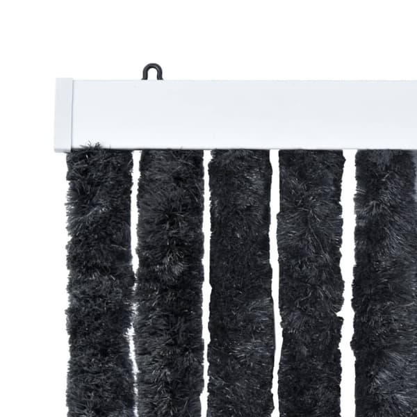 Insektsdraperi antracit 100x220 cm chenille