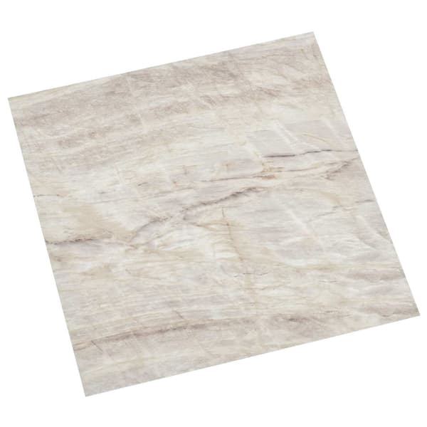 Golvplankor 55 pcs Beige 5,11 m² PVC
