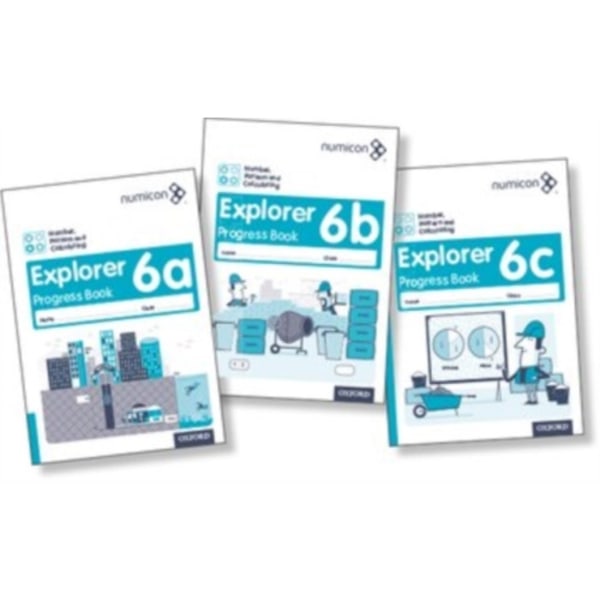 Numicon: Number, Pattern and Calculating 6 Explorer Progress Books ABC (Mixed pack) (häftad, eng)