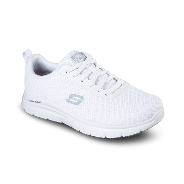 Relaxed Fit Flex Advantage Bendon Work Shoe White Male