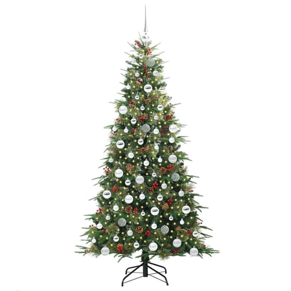 Plast Hingad Julgran Grön 180 cm PE och PVC