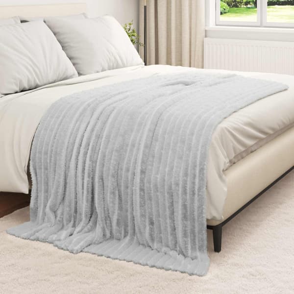 Kastfilt Grå 200 x 150 cm Fleece