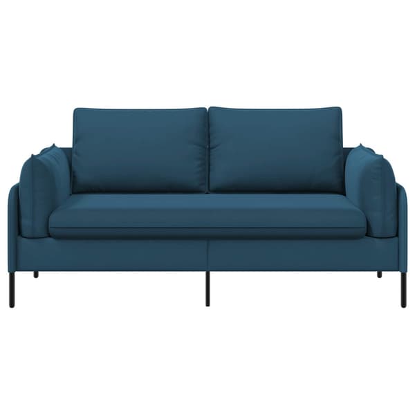 2-sits soffa 2-sits Blå 188 x 81 x 89 cm Sammet