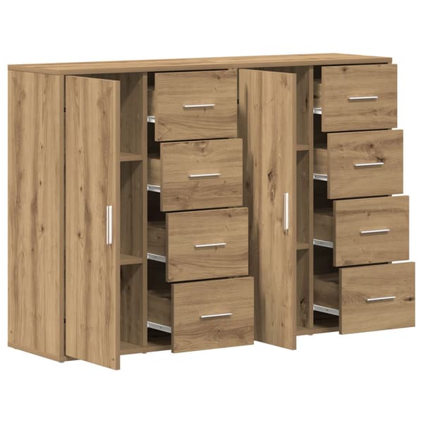 Sideboard 2 st Artisan Ek 60 x 31 x 84 cm Konstruerat trä