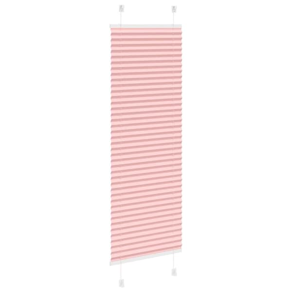 Plisserad persienn rosa 50x100cm tyg bredd 49,4cm polyester