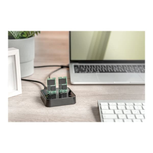 DIGITUS - SSD-dockningsstation - M.2 NVMe Card - USB-C 3.2 (Gen 2)