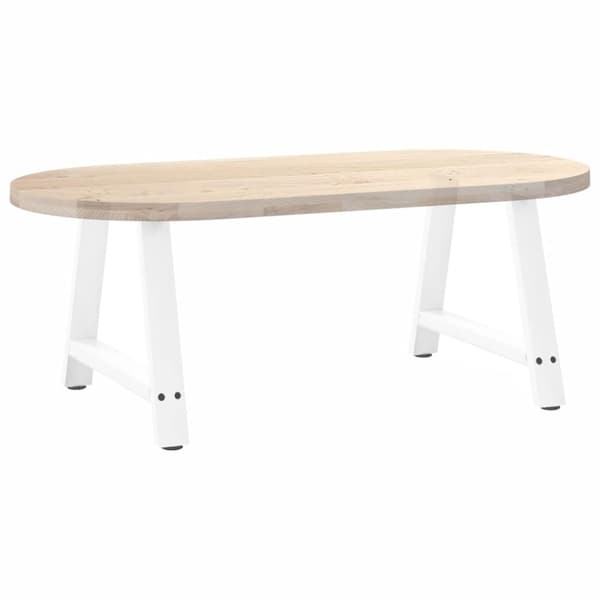 Soffbordsben A-formade 2 st vita 70x(42-43) cm stål