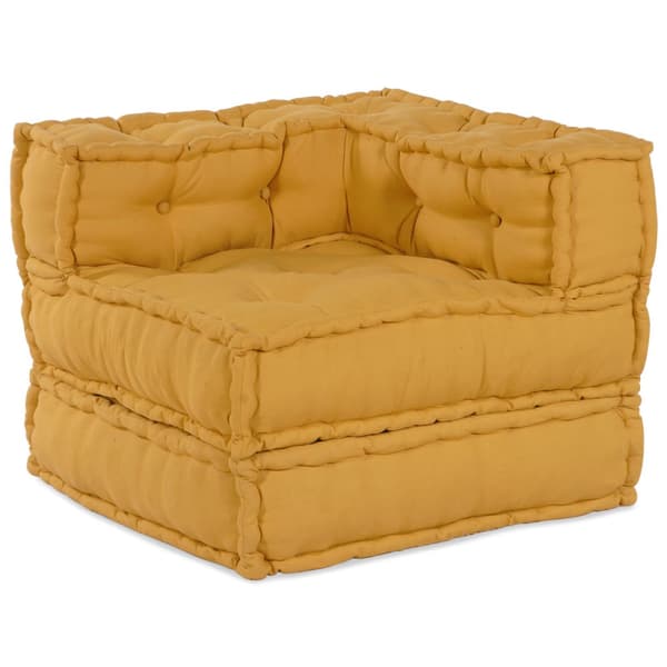 Modulsofa enhet Tyg Gul 210 x 70 x 56 cm
