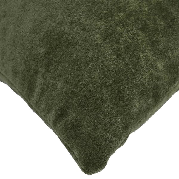 Kudde med kudde HEERLEN 2 st Grön Mikrofiber Fleece