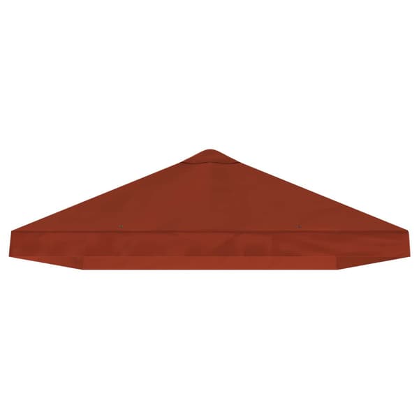 Gazebo taköverdrag 6 x 3 m Terracotta Polyester 190 gsm