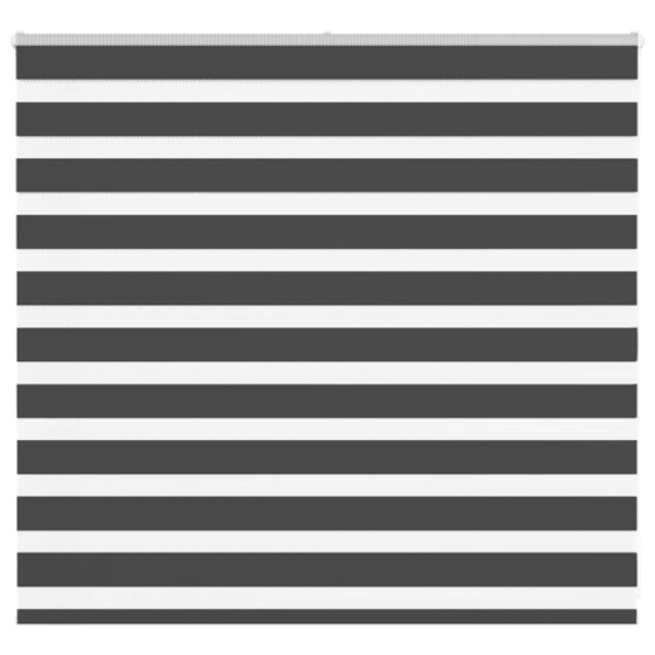 Rullgardin zebra svart 165x100 cm tyg bredd 160,9cm polyester