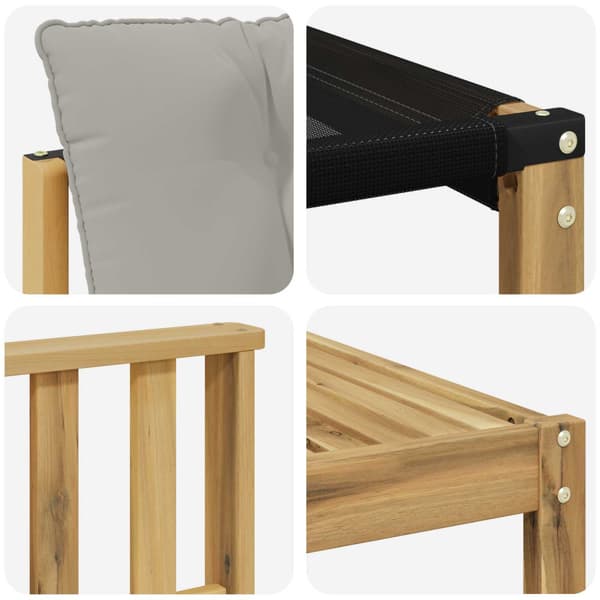 Utomhussoffset 8 pcs Vit och ljusgrå 79 x 79 x 37 cm