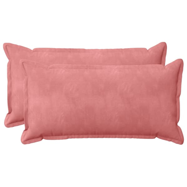 Kudde med kudde HOUTEN 2 st Rosa Sammet