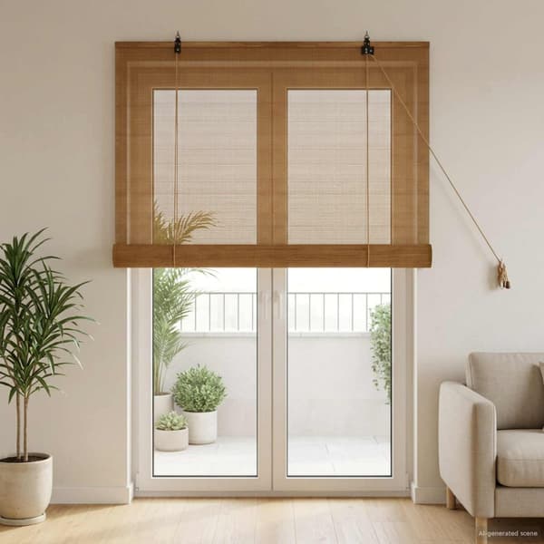 Rullgardin Brun 110 x 220 cm Bambu
