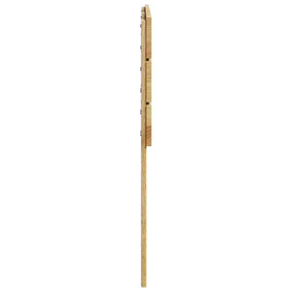 Sänggavel 200 cm massivt trä ek